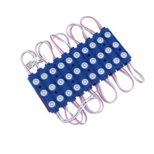 LED LENS MODULE 3 2835 160° DC12V 1.5W IP65 Μπλε