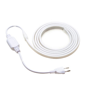 Led Ταινία Αδιάβροχη COB 10 W/m 220V με Γαλακτερή Επίστρωση Φυσικό Λευκό