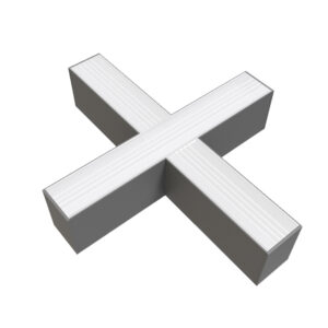 LED Σύνδεση Γραμμικού Σχήματος 15W Ασημί Φυσικό Λευκό Slim Linkable