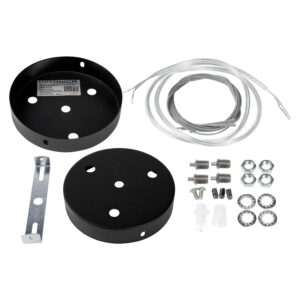 Βάση Οροφής Μαύρη για Κρεμαστά Φωτιστικά