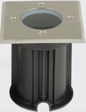 Φωτιστικό Αλουμινίου Led Δαπέδου Χωνευτό Τετράγωνο IP67 GU10