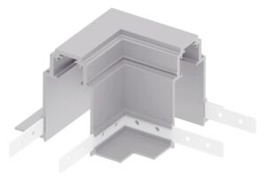 Γωνιακός Λευκός Σύνδεσμος Χωνευτής Ράγας Συστήματος R35