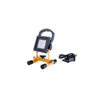 LED SMD Φορητός Επαναφορτιζόμενος Προβολέας 600Lm IP44 10W Ψυχρό Λευκό
