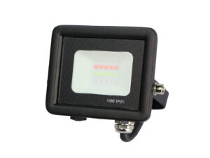 Προβολέας Led SMD 10Watt RGB Μαύρος