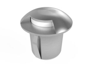 Φωτιστικό Δαπέδου Ανοξείδωτο 1.3W 1 Δέσμη Θερμό Λευκό