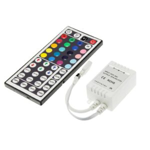 Ασύρματο IR RGB Controller 44Key με Dimmer για ταίνια Led 72w