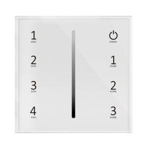 Επίτοιχο Dimmer LED 0-10V Αφής 4-Ζωνο
