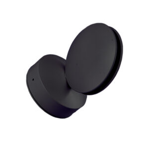 ‎Led Επιτοίχιο Φωτιστικό CREE Μάυρο 7W Θερμό Λευκό