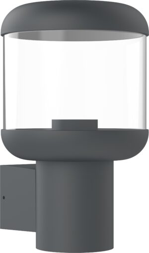 Led Επίτοιχο Φωτιστικό Αλουμινίου Μαύρο E27 IP54