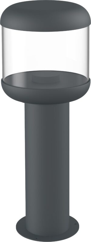 Led Επιδαπέδιο Φωτιστικό Αλουμινίου Μαύρο (H=15cm) E27 IP54