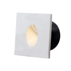 LED Φωτιστικό Για Σκάλες Λευκό Τετράγωνο 3W Θερμό Λευκό