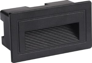 Led Step Light Μαύρο Ορθογώνιο 3W IP65 Φυσικό Λευκό