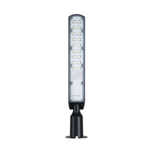 Led Φωτιστικό Δρόμου με SANAN-Chip 75x130° 50W με αισθητήρα Φυσικό Λευκό