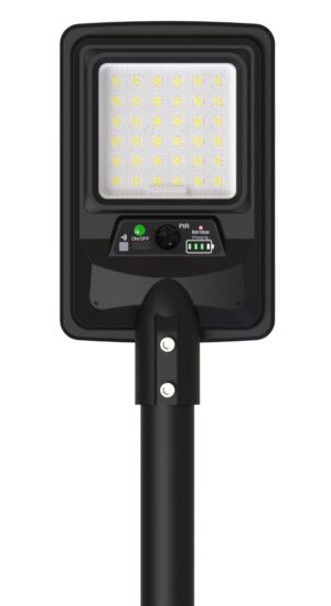 Led Ηλιακό Φωτιστικό Δρόμου 8W IP65 με Αισθητήρα Κίνησης+ Τηλεχειρισμό Ψυχρό Λευκό