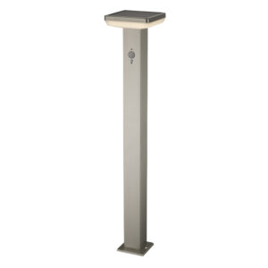 LED Φωτιστικό Κήπου SS-Brushed Αλουμίνιο 4.4W Σένσορας 4.4W Θερμό Λευκό