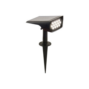 Led Ηλιακό Φωτιστικό Κήπου Καρφωτό 2W Θερμό Λευκό Optonica