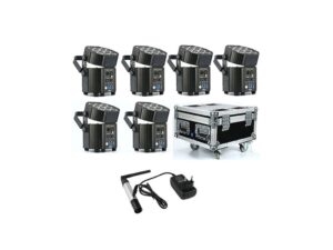 9*10W RGBA+UV 6 σε1 LED PAR Φορτιστής F. Ασύρματος Πομπός 90W RGBW