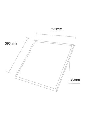 Led Backlit Panel 60x60 30W CRI>80 - με Starsense Driver Ψυχρό Λευκό