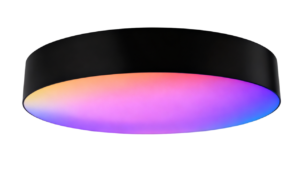 Φωτιστικό Οροφής Led 40W+RGB10W Μαύρο CCT-με Μνήμες + Τηλεχειρισμός