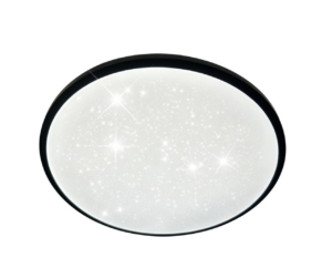 Φωτιστικό Οροφής Led 24W Μαύρο/Λευκό CCT-με Μνήμες + Τηλεχειρισμός