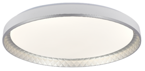 Φωτιστικό Οροφής Led Silver 20W CCT-με Μνήμες + Τηλεχειρισμός