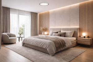 Φωτιστικό Οροφής Led Μαύρο/Λευκό 36W CCT-με Μνήμες + Τηλεχειρισμός