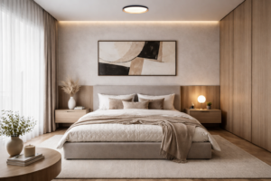 Φωτιστικό Οροφής Led Μαύρο/Χρυσό 20W CCT-με Μνήμες + Τηλεχειρισμός