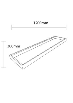 LED Panel Frame 300x1200mm
