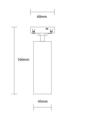 Led Μαγνητικό Spot 48V 15W 4000K - Για Σύστημα M05
