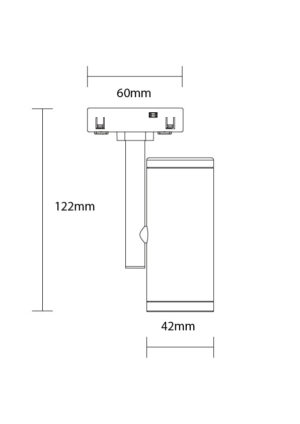 Led Μαγνητικό Spot 48V 7W 4000K - Για Σύστημα M05