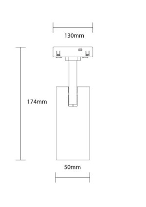 Led Μαγνητικό Spot 48V 12W 4000K - Για Σύστημα M05