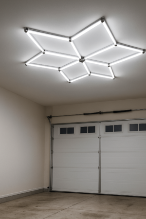 Hexagon Series Set 6 Αστέρι 126W (Με αξεσουάρ εγκατάστασης) Ψυχρό Λευκό