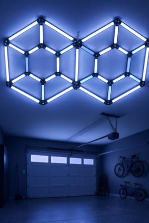 Hexagon Series Set 14 Διπλό 6γωνο 315W (Με αξεσουάρ εγκατάστασης) Ψυχρό Λευκό