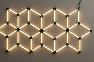 Hexagon Series Set 16 Πολύγωνο 294W (Με αξεσουάρ εγκατάστασης) Ψυχρό Λευκό