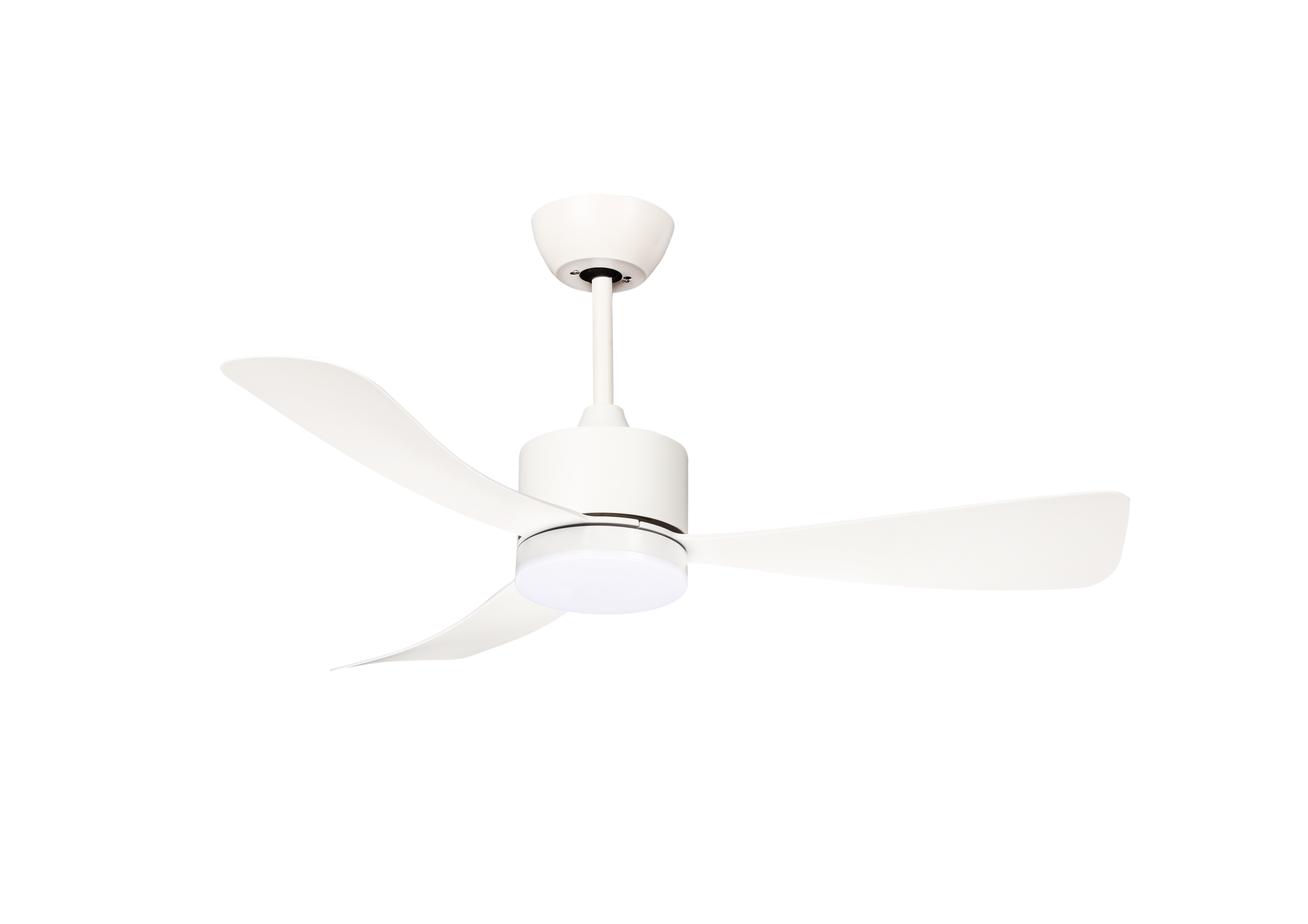 Led Ανεμιστήρας/ Φωτιστικό Οροφής 18W/3CCT Λευκό Σώμα + Τηλεχειριστήριο