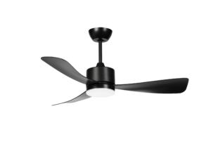 Led Ανεμιστήρας/ Φωτιστικό Οροφής 18W/3CCT Μαύρο Σώμα + Τηλεχειριστήριο