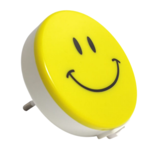 Παιδική Λάμπα Νυχτός Πρίζας EMOJI-SMILE 0.5W Με διακόπτη ON/OFF