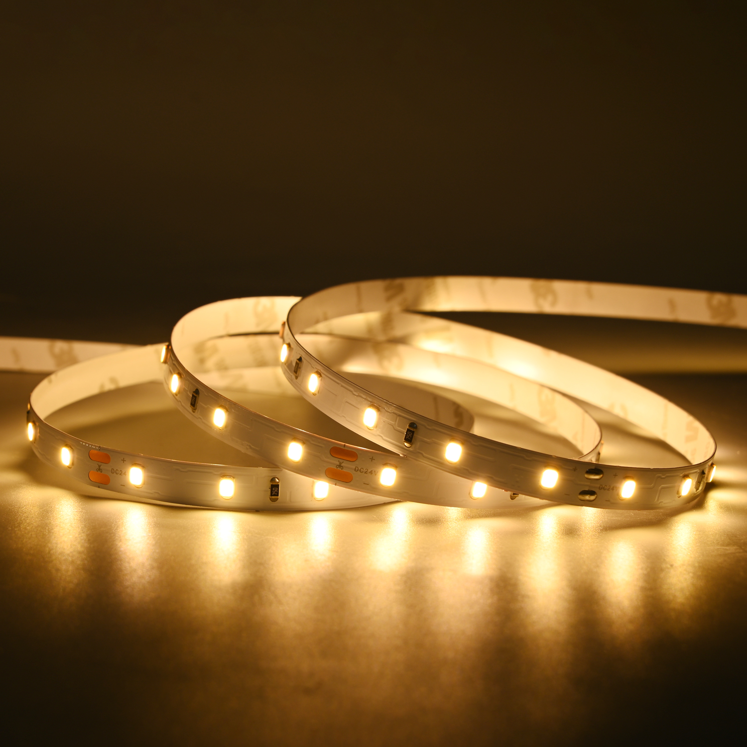 EuroSpot Led Ταινία DC:24V 2835 SMD IP20 9.6W/M 98lm/W 3000K 5m Θερμό Λευκό - Image 4