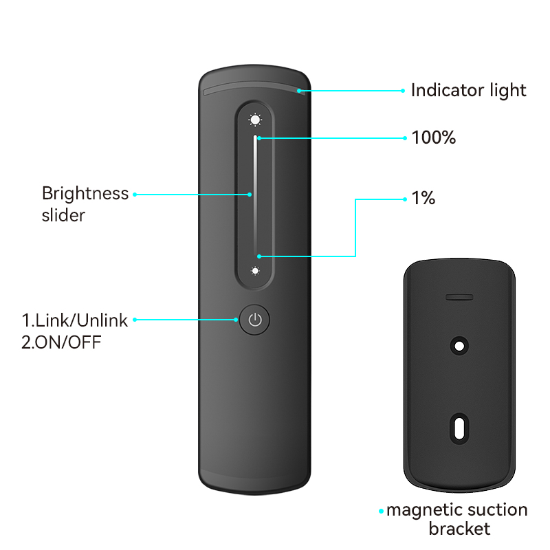 EuroSpot RF 2.4GHz 1Ζώνης Μαύρο Τηλεχειριστήριο Μονόχρωμης Ταινίας-Led - Image 3