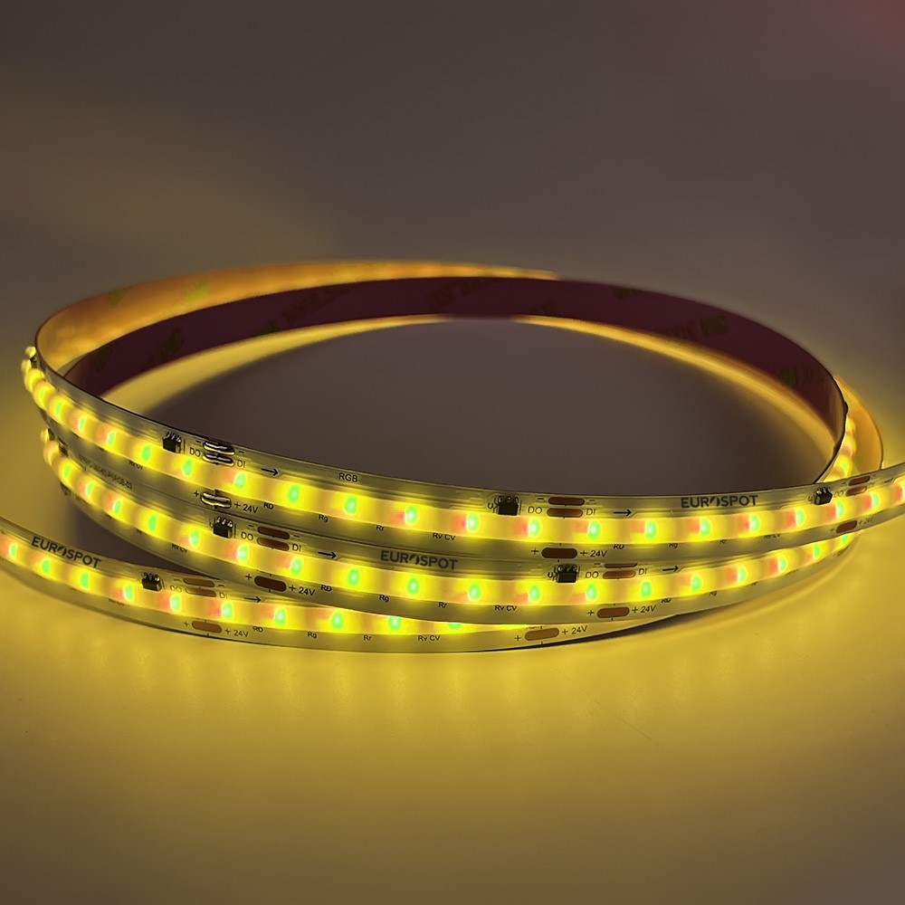 EuroSpot Led Ταινία DC:24V COB SPI Digital IP20 15W/M RGB 5m - Image 4