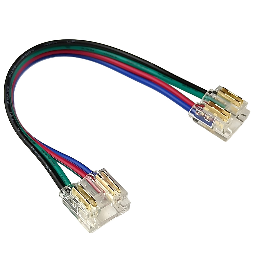 EuroSpot Σύνδεσμος Ταινίας Led Cob RGB Καλωδιακός Δύο Άκρων