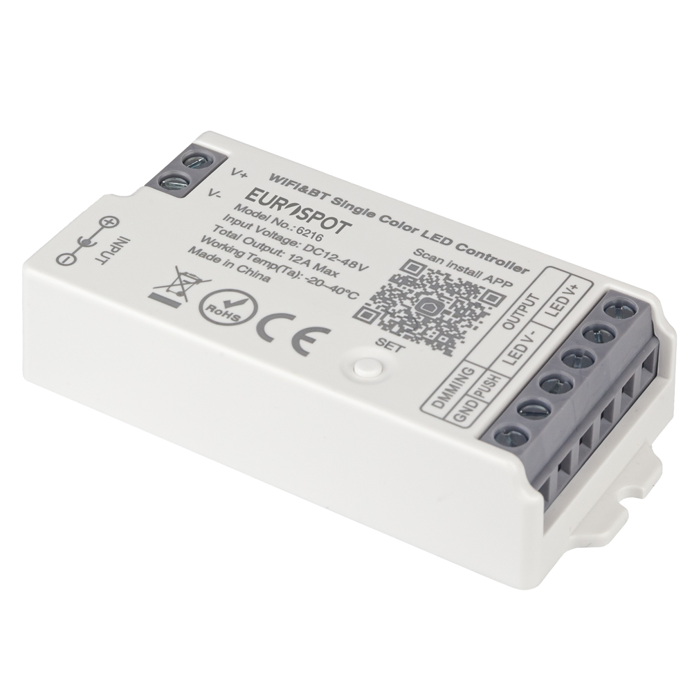 EuroSpot Push Dim Led Controller Tuya RF 2.4GHz & WiFi & BT for Single Color Led-Strip - Image 2