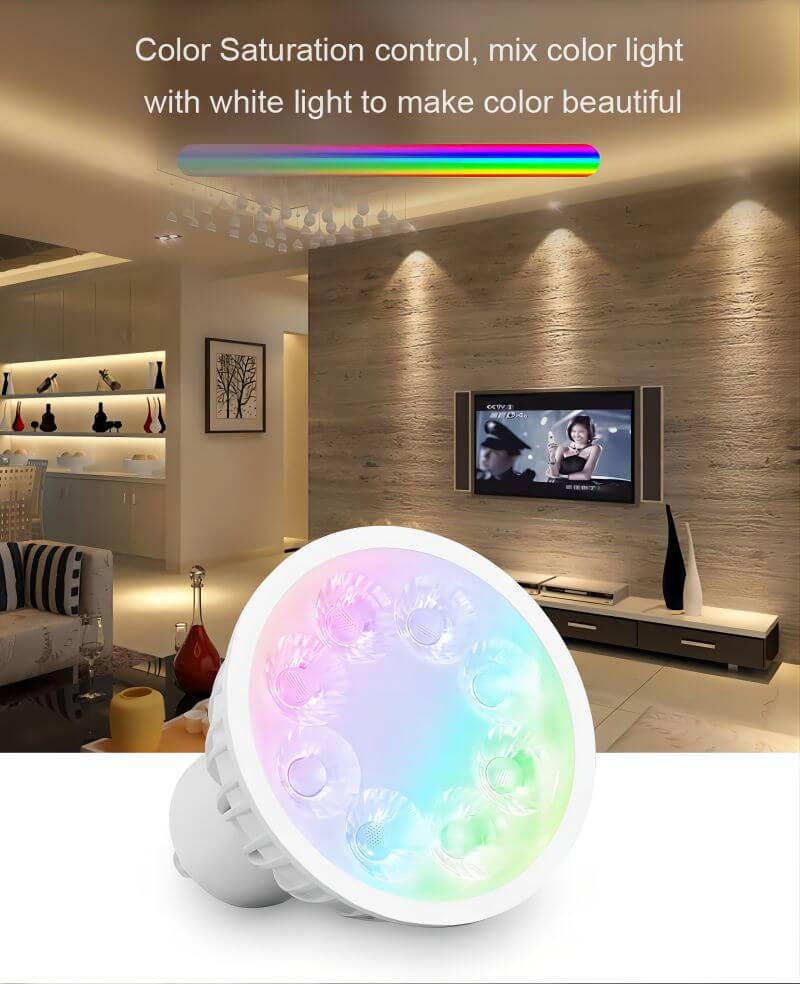 EuroSpot Led Spot GU10 2.4GHz RGBCCT 4W - Image 2