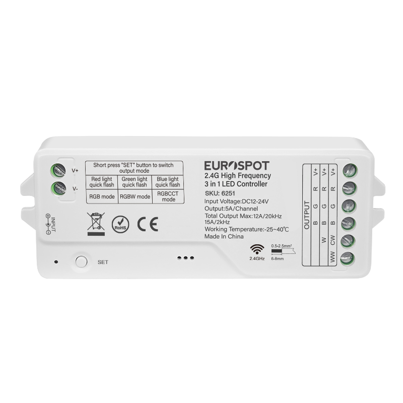 EuroSpot Led High Frequency Controller 3in1 2.4RF - Image 2