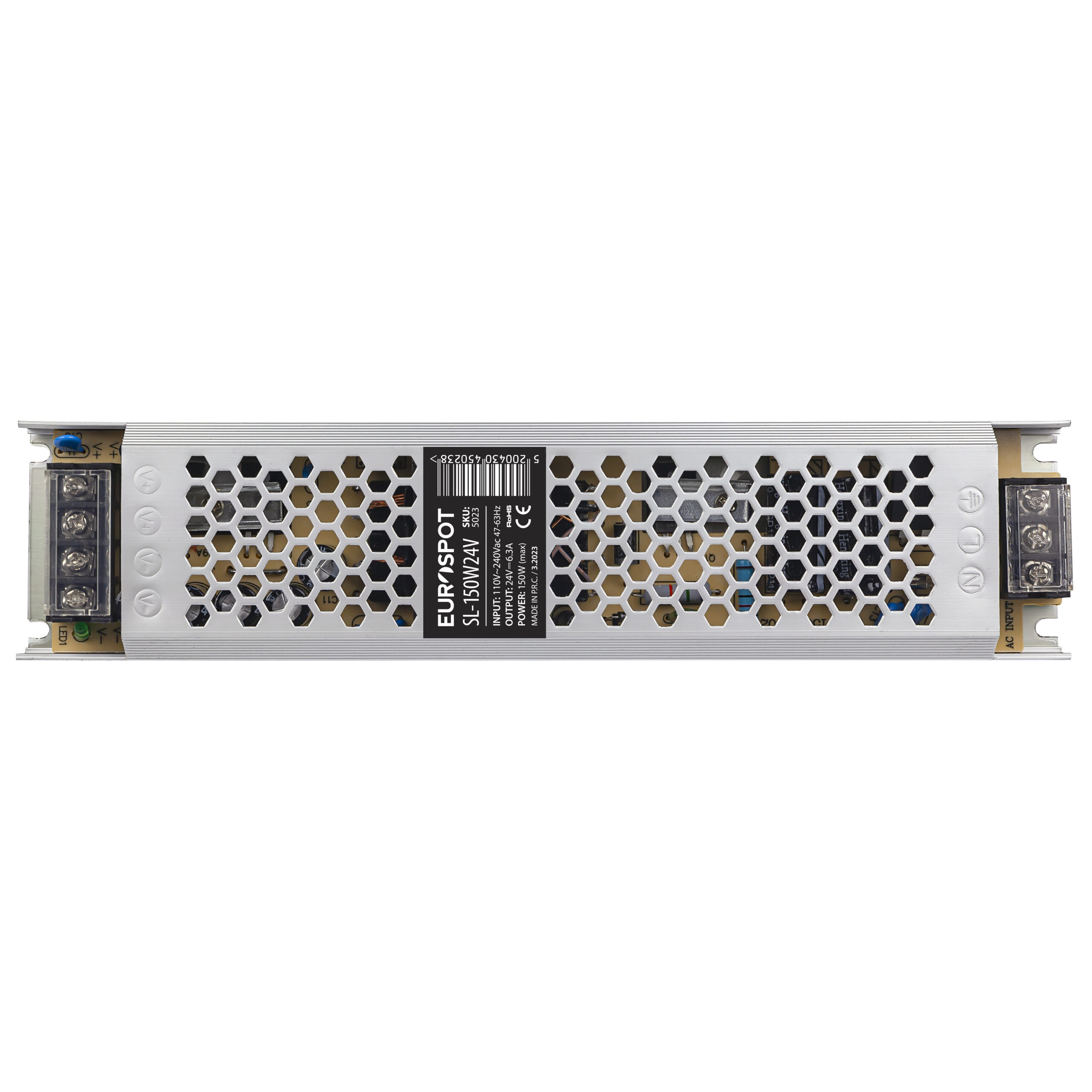 Eurospot Ultra-Slim Τροφοδοτικό Led Αλουμινίου 24V 150W - Image 2