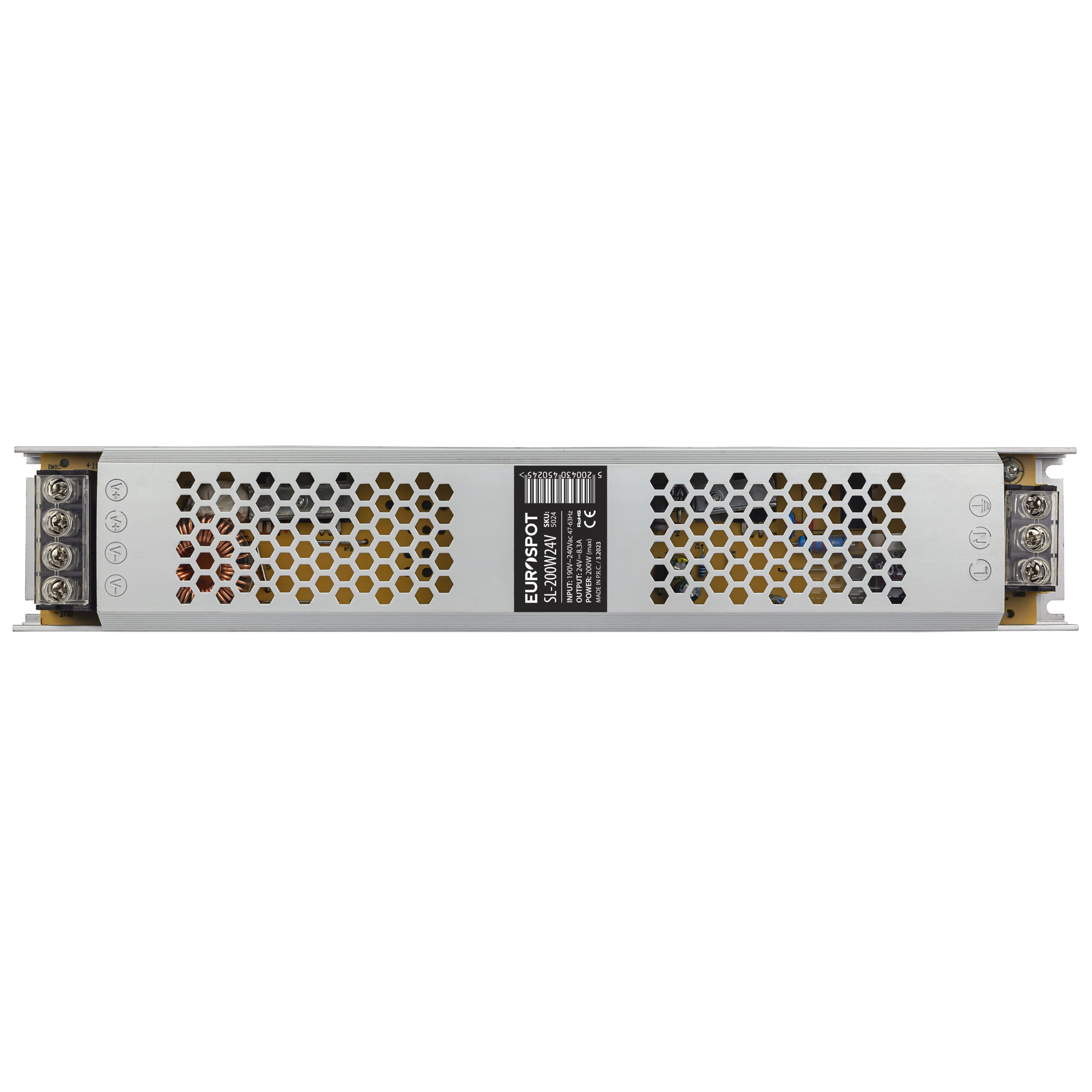 Eurospot Ultra-Slim Τροφοδοτικό Led Αλουμινίου 24V 200W - Image 2