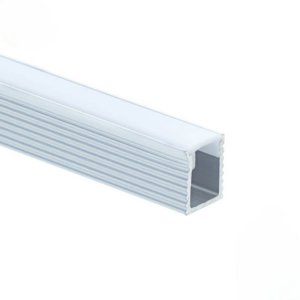EuroSpot Προφίλ Αλουμινίου Ασημί Ταινίας Led L=2m 7.1x8.7mm NW=5mm Γαλακτερό Κάλυμμα