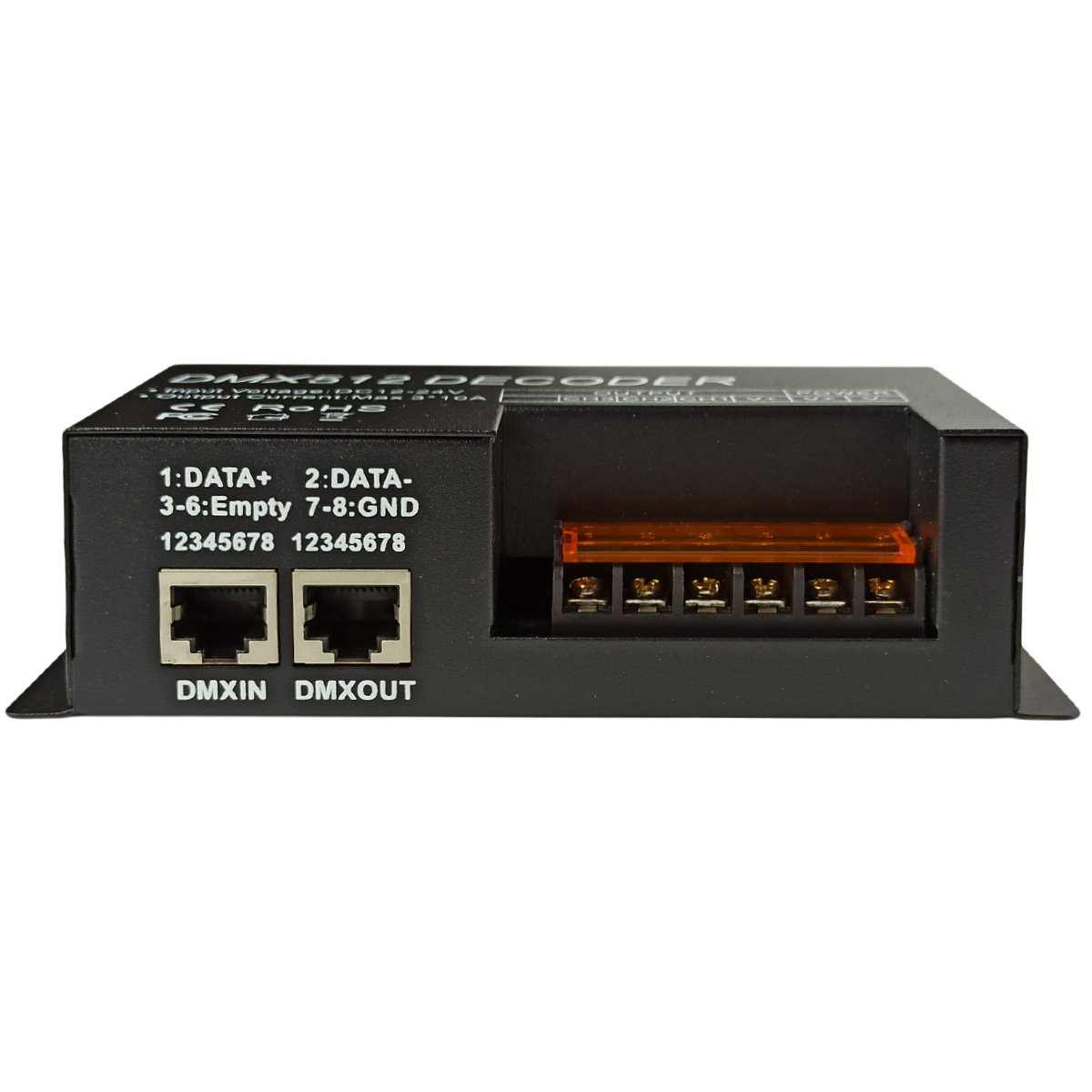 EuroSpot DMX512 Controller για Ταινίες Led RGB DC: 12-24V (8A*3CH) - Image 4