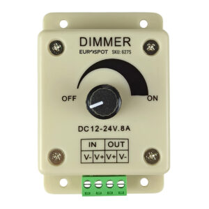 EuroSpot Περιστροφικό Dimmer για Ταινίες Led DC: 12-24V