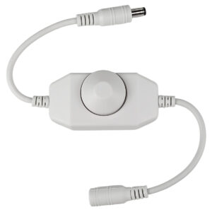 EuroSpot Λευκό Περιστροφικό Led Dimmer Γραμμής DC: 12-24V